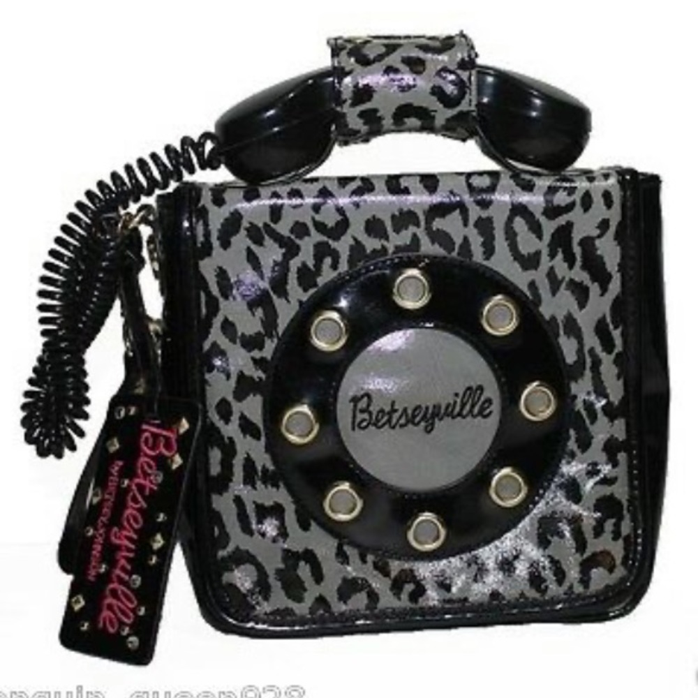Betsey Johnson Call Me telephone purse